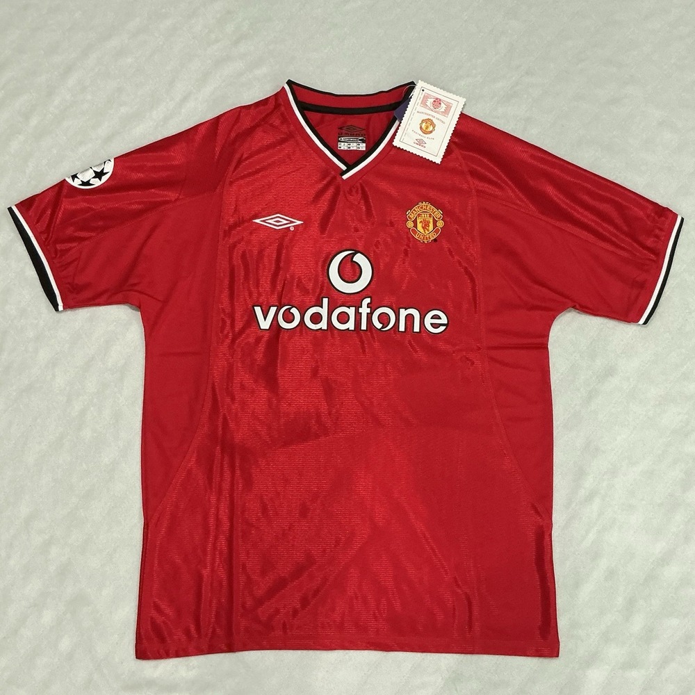 Manchester United 00/01 Retro Umbro Jersey V. NISTELROOY 10 size Extra Large - Picture 2 of 12